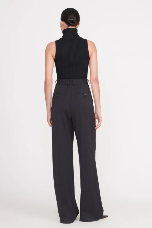 LUISA PANT  BLACK SUITING