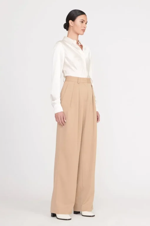 LUISA PANT  CAMEL SUITING