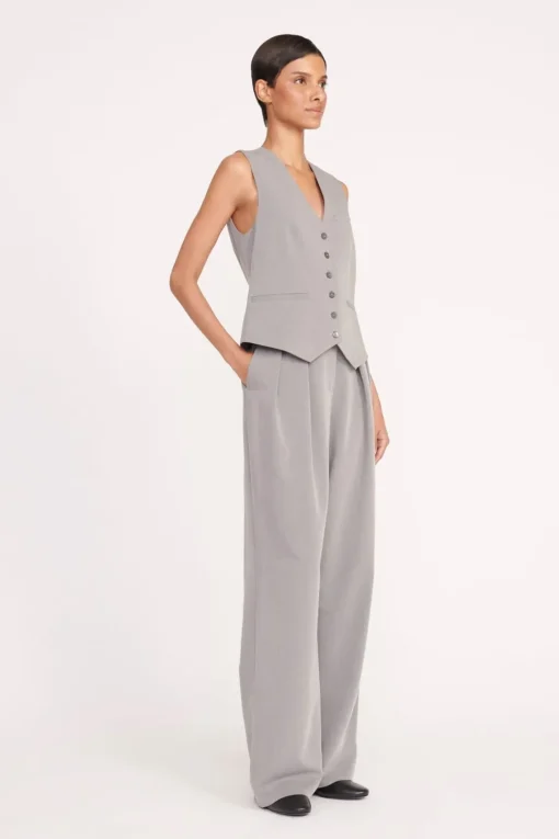 LUISA PANT  HEATHER GREY SUITING