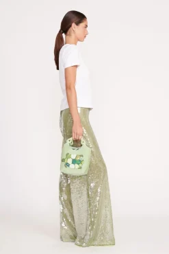 LUKE PANT  GARDEN MOSS SEQUINS