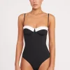 MAEVE ONE PIECE  BLACK WHITE