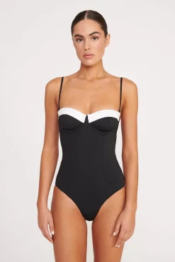 MAEVE ONE PIECE  BLACK WHITE