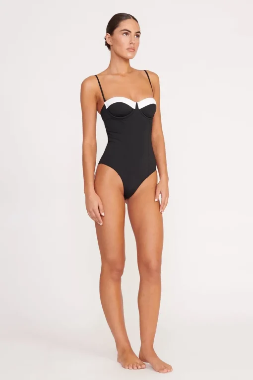 MAEVE ONE PIECE  BLACK WHITE