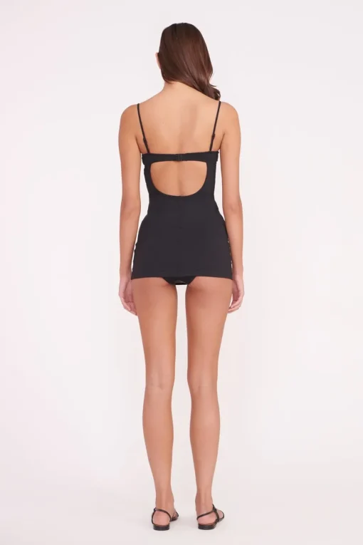 MAEVE SWIM DRESS  BLACK WHITE