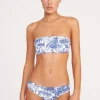 MALA BIKINI TOP  BLUE TOILE