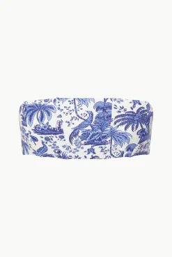 MALA BIKINI TOP  BLUE TOILE