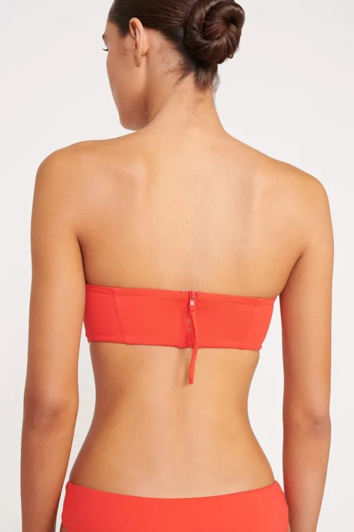 MALA BIKINI TOP  RED ROSE