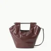 MAR MINI BUCKET BAG  MAHOGANY