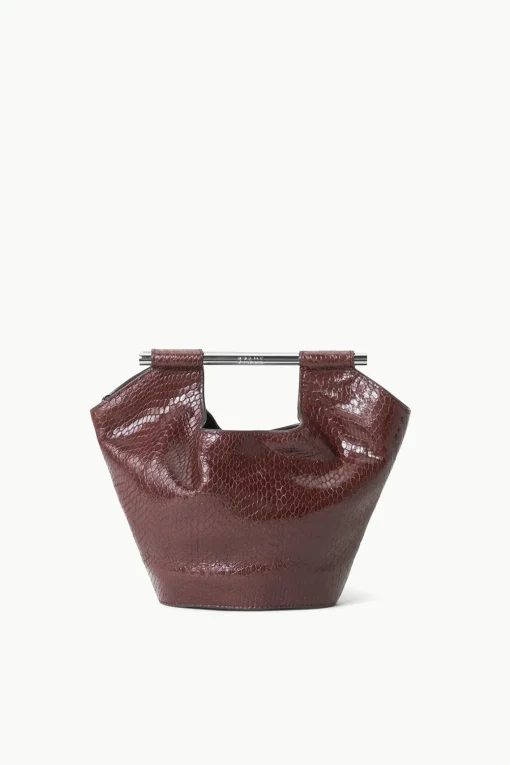MAR MINI BUCKET BAG  MAHOGANY