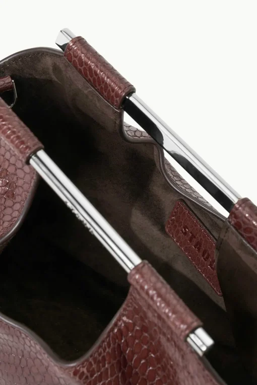 MAR MINI BUCKET BAG  MAHOGANY