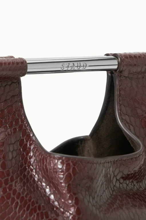 MAR MINI BUCKET BAG  MAHOGANY