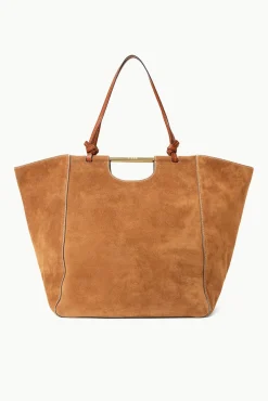 MAR TOTE  TAN SUEDE
