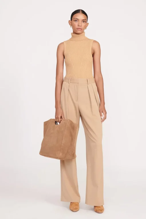 MAR TOTE  TAN SUEDE