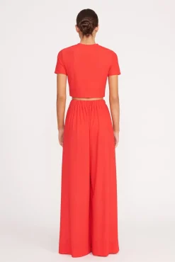 MARZA COVERUP PANT  RED ROSE
