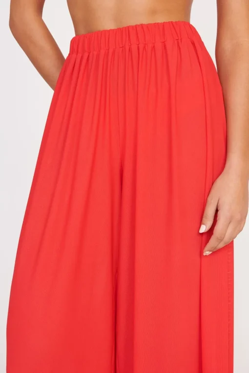 MARZA COVERUP PANT  RED ROSE