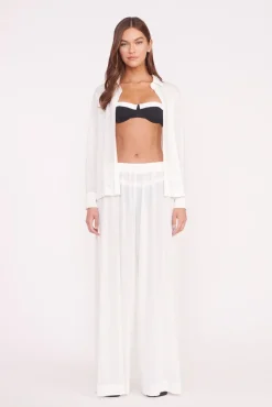 MARZA COVERUP PANT  WHITE
