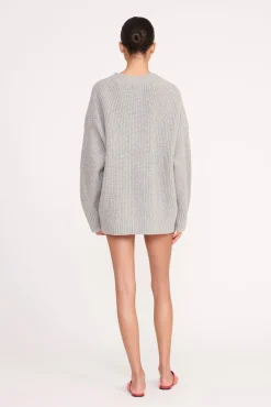 MATILDA CARDIGAN  HEATHER GREY