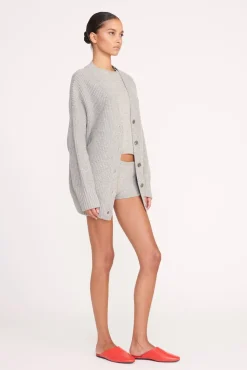 MATILDA CARDIGAN  HEATHER GREY