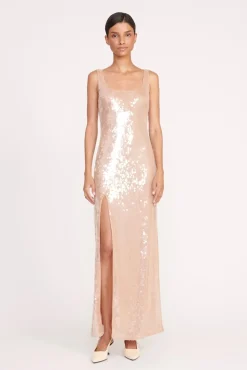 MAXI LE SABLE DRESS  BEIGE