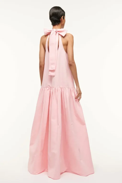 MAXI MARLOWE DRESS  PEARL PINK