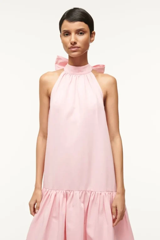 MAXI MARLOWE DRESS  PEARL PINK