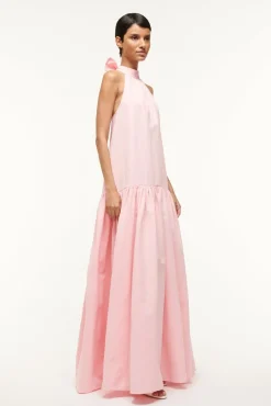 MAXI MARLOWE DRESS  PEARL PINK