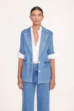 MAXWELL BLAZER  MEDIUM WASH