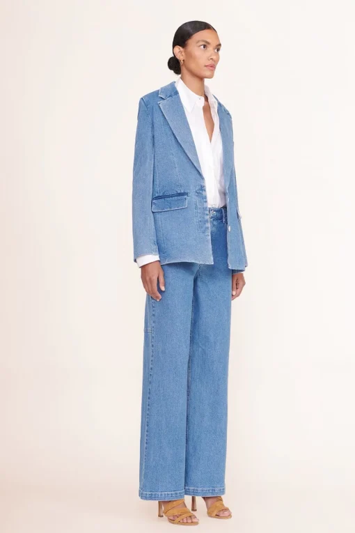 MAXWELL BLAZER  MEDIUM WASH