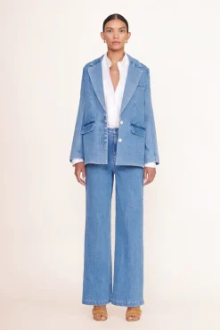 MAXWELL BLAZER  MEDIUM WASH