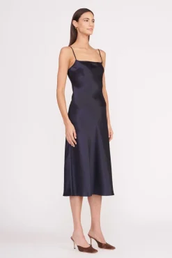 MEANDER DRESS  NAVY