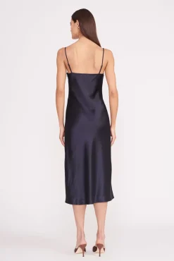 MEANDER DRESS  NAVY