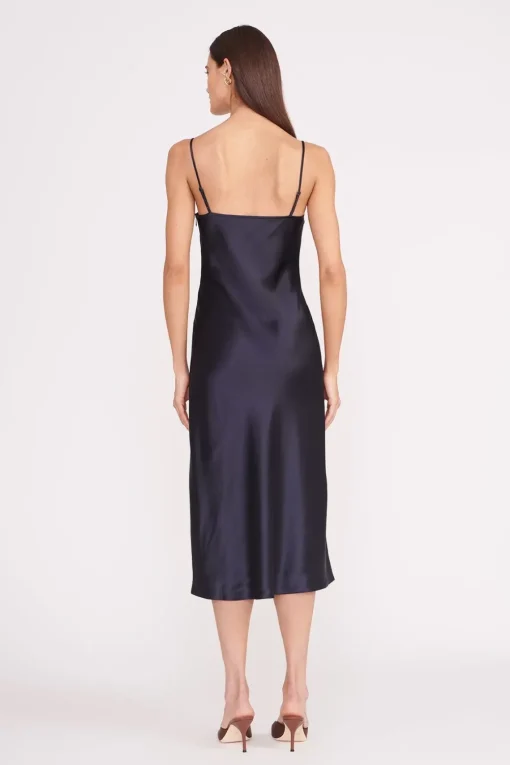 MEANDER DRESS  NAVY