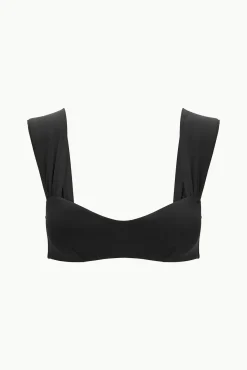 MELROSE BIKINI TOP  BLACK