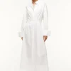MIDI LORENZA DRESS  WHITE