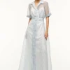 MILLIE DRESS  IVORY MICRO STRIPE