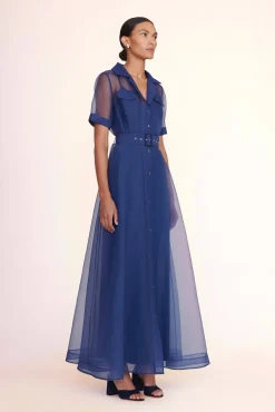 MILLIE DRESS  NAVY ORGANZA