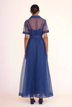 MILLIE DRESS  NAVY ORGANZA