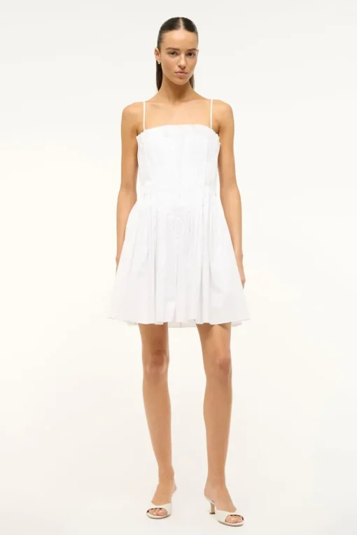 MINI BELLA DRESS  WHITE