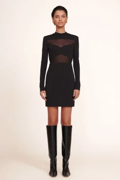 MINI FALCON DRESS BLACK