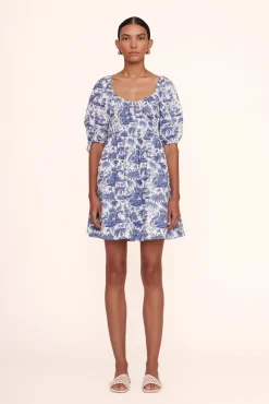 MINI FAYE DRESS  BLUE TOILE