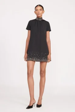 MINI ILANA DRESS BLACK SILVER