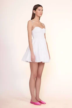 MINI LANDRY DRESS  WHITE