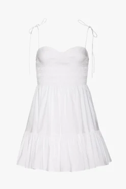 MINI LANDRY DRESS  WHITE