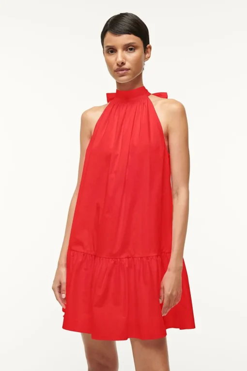 MINI MARLOWE DRESS  RED ROSE