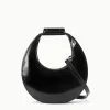 MINI MOON BAG  BLACK POLISHED