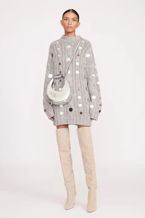 MINI MOON BAG  CHROME