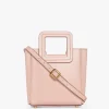 MINI SHIRLEY LEATHER BAG  BLUSH