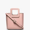 MINI SHIRLEY LEATHER BAG  DARK BLUSH