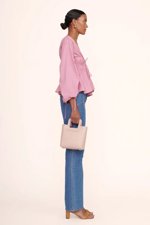 MINI SHIRLEY LEATHER BAG  BLUSH