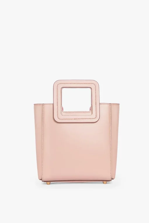 MINI SHIRLEY LEATHER BAG  BLUSH